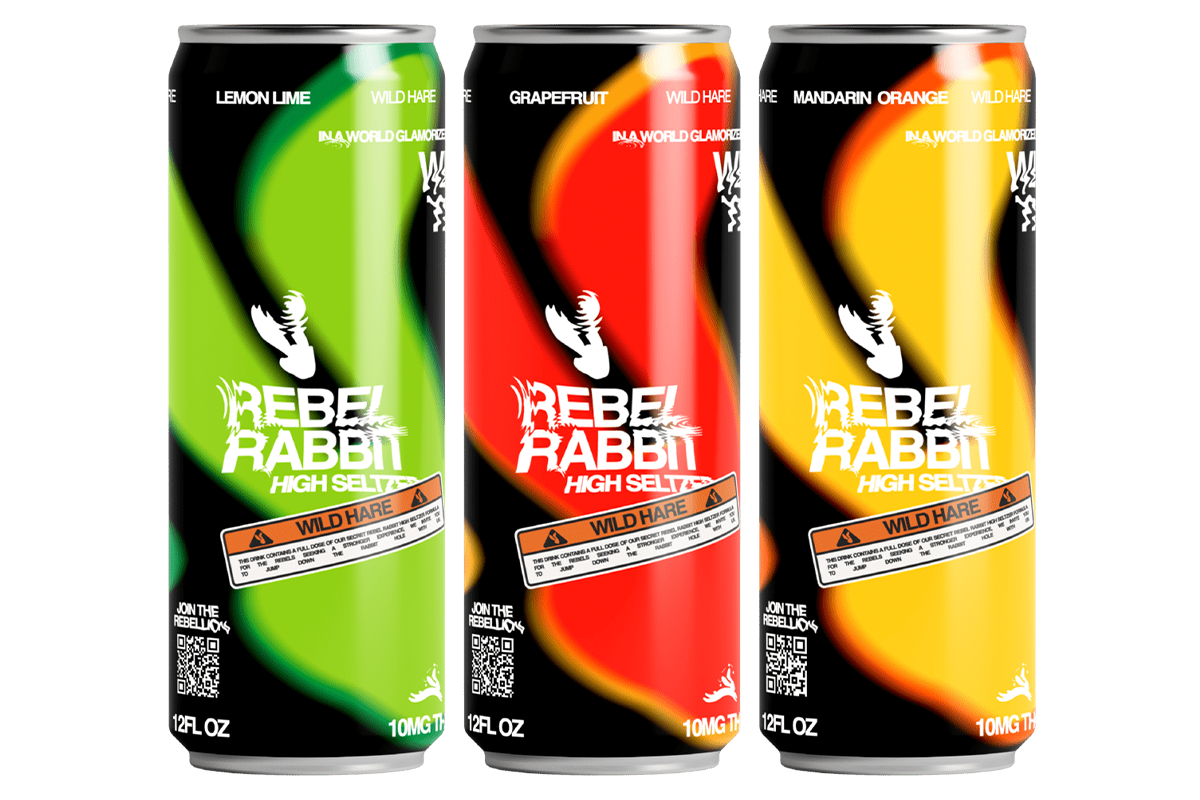 Shop THC & Cannabis Infused Seltzers | Drink Rebel Rabbit